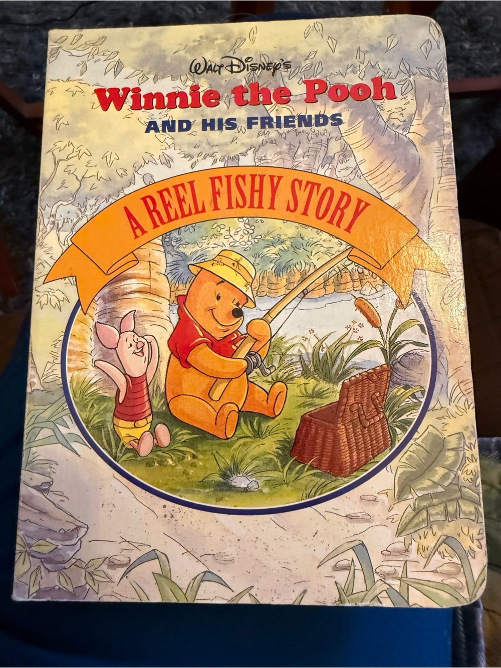 Winnie the Pooh and His Friends: A Reel Fishy Story Cardboard Book
